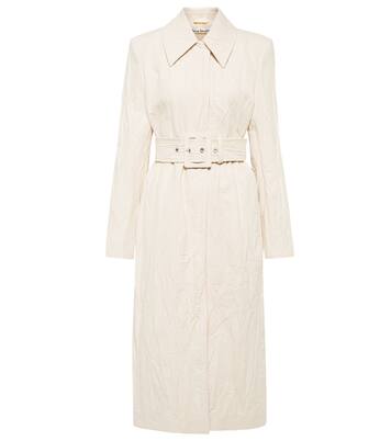 벨티드 코튼 트윌 코트 | Acne Studios