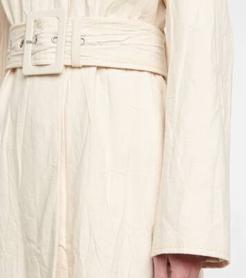 벨티드 코튼 트윌 코트 | Acne Studios