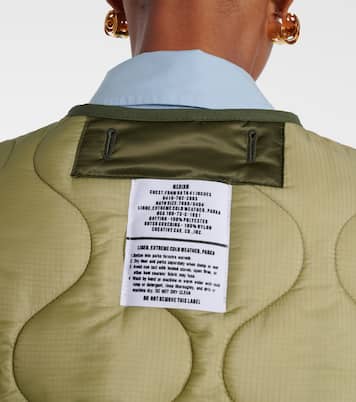 Teddy oversized quilted jacket | The Frankie Shop