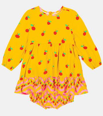 Baby printed twill dress and bloomers set | Stella McCartney Kids