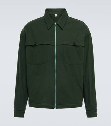 Wool-blend flannel blouson | Winnie New York