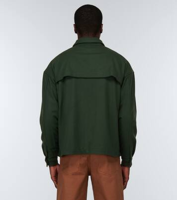 Wool-blend flannel blouson | Winnie New York