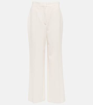 Pantalones anchos en sarga de tiro alto | Stella McCartney