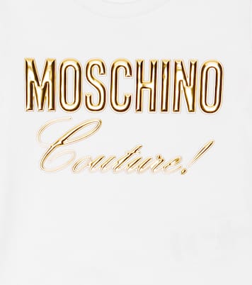 Logo cotton-blend T-shirt | Moschino Kids
