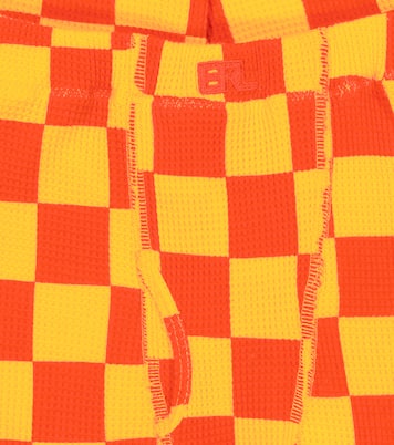 Checked cotton leggings | ERL Kids