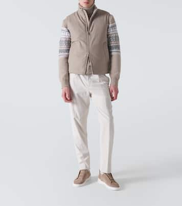 Triple Stitch suede sneakers | Zegna