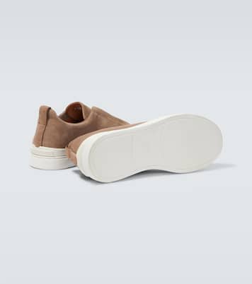 Triple Stitch suede sneakers | Zegna