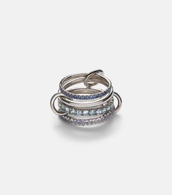 Ring Iris aus Sterlingsilber mit Edelsteinen | Spinelli Kilcollin