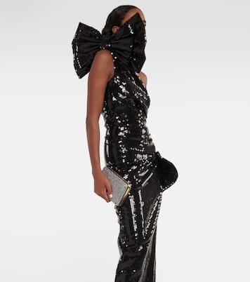 One-Shoulder-Robe mit Pailletten | Nina Ricci