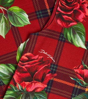 Robe imprimée en coton mélangé | Dolce&Gabbana Kids