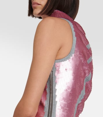 One-shoulder sequined gown | Rick Owens