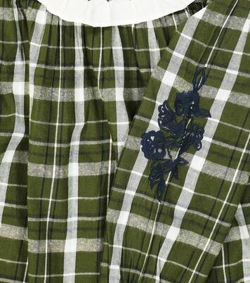 Checked cotton-blend top | Tartine et Chocolat