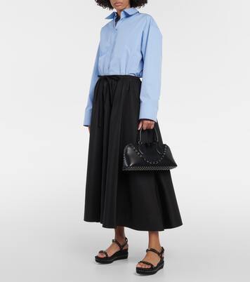 Pyra Clou leather espadrille wedges | Christian Louboutin