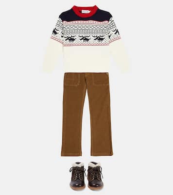 Danael jacquard sweater | Bonpoint