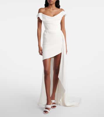 Gable Jewel crêpe de chine mules | Manolo Blahnik