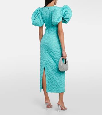 Robe midi en jacquard | Rotate