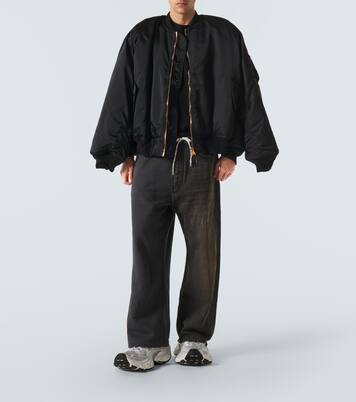 Jean wide à taille mi-haute | Balenciaga