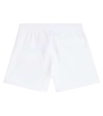 Printed cotton-blend jersey shorts | Moschino Kids
