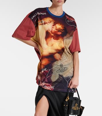 Oversize-T-Shirt Kiss aus Baumwoll-Jersey | Vivienne Westwood