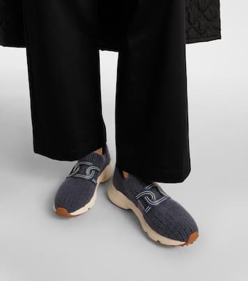 Sneakers Kate aus Strick mit Leder | Tod's