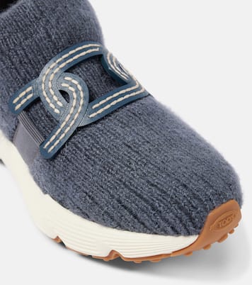 Sneakers Kate aus Strick mit Leder | Tod's