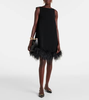 Minikleid mit Federn | Valentino