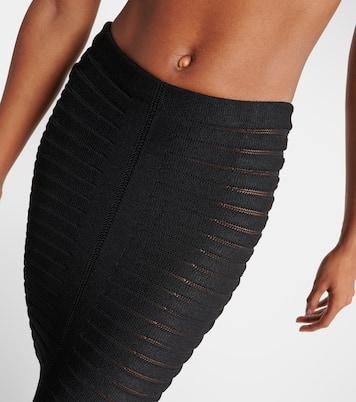 Skeleton knitted midi skirt | Alaïa