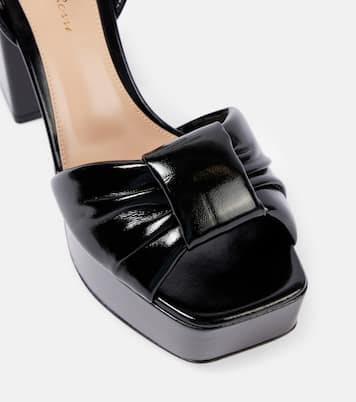 Plateausandalen Paradì aus Lackleder | Gianvito Rossi