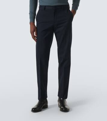 Pantalon droit en coton | Loro Piana