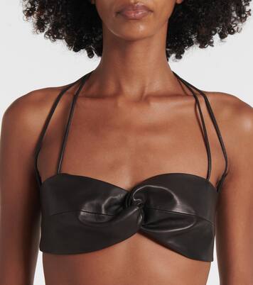 Bralette aus Leder | The Sei