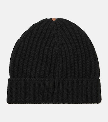 Molly Hogan ribbed-knit cashmere beanie | God's True Cashmere