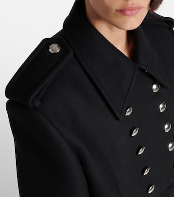 Cropped-Jacke Leara aus einem Wollgemisch | Khaite