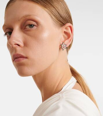 Orecchini in oro bianco 18kt con diamanti | Kamyen