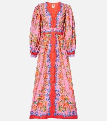 Robe chemise Sicily Flowers en coton | Farm Rio