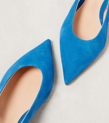 Suede slingback flats | Gianvito Rossi