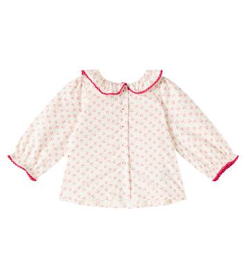 Baby Jojoba printed cotton poplin blouse | Bonpoint