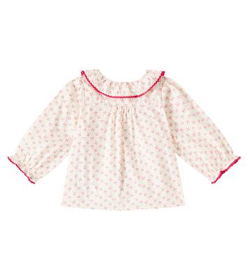 Baby Jojoba printed cotton poplin blouse | Bonpoint