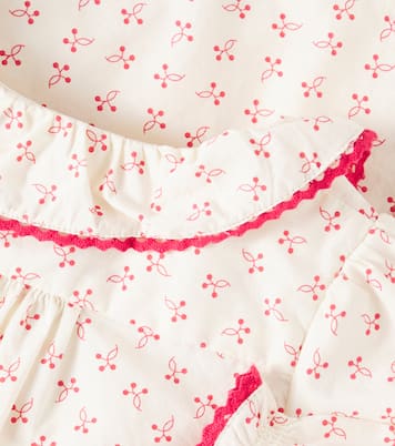 Baby Jojoba printed cotton poplin blouse | Bonpoint