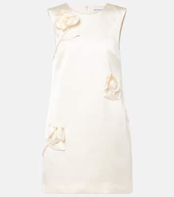 Minikleid aus Satin | Self-Portrait