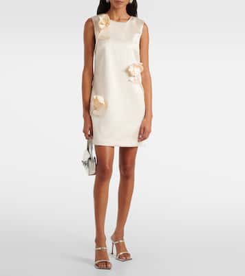 Minikleid aus Satin | Self-Portrait