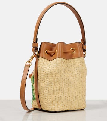 VLogo floral embroidered bucket bag | Valentino Garavani