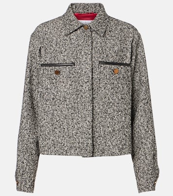 Veste Demien en tweed de laine mélangée | Max Mara