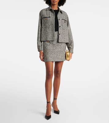 Veste Demien en tweed de laine mélangée | Max Mara