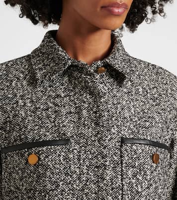 Veste Demien en tweed de laine mélangée | Max Mara