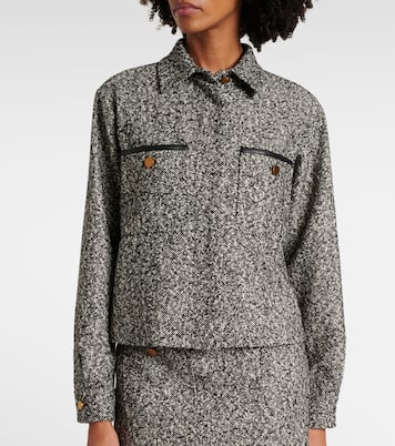 Veste Demien en tweed de laine mélangée | Max Mara