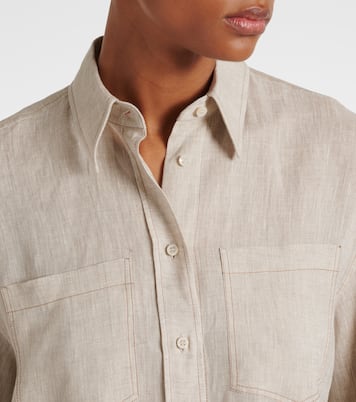 Hemd aus Leinen | Brunello Cucinelli