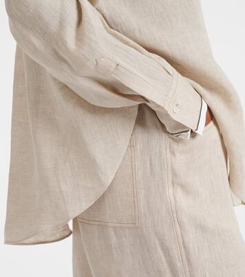 Hemd aus Leinen | Brunello Cucinelli