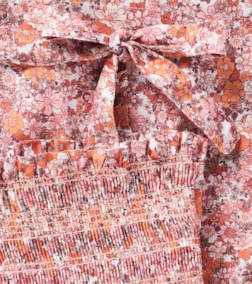 Robe Evelia en coton à fleurs | La Coqueta