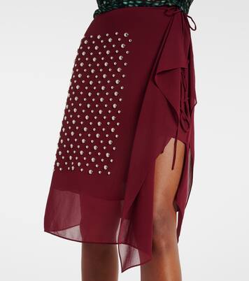 Falda envolvente adornada | Dries Van Noten