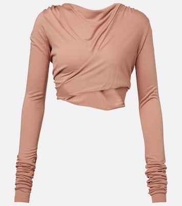 Cropped-Top Jade aus Jersey | Rick Owens